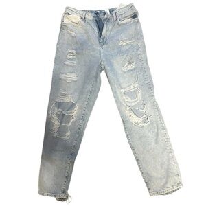 H&M distressed mom Jean (B8)